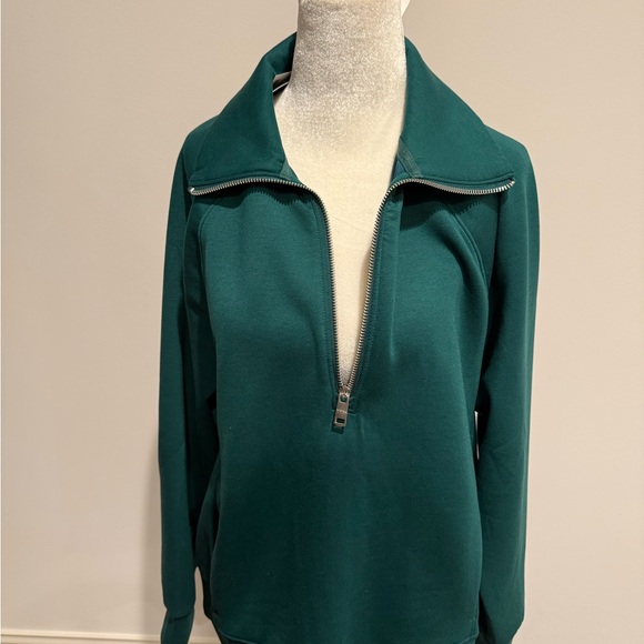 YPB Your Personal Best Neoknit 1/2 Zip Pullover Green Abercrombie Active xs - Picture 4 of 5